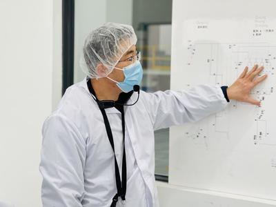 楊金玉董事長蒞臨海洋之星工廠考察指導，強調食品安全與營養健康核心地位